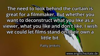 Englisches Zitat von Patty Jenkins als Bild