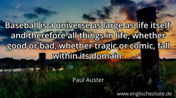 Englisches Zitat von Paul Auster als Bild