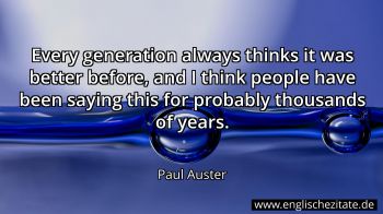Englisches Zitat von Paul Auster als Bild