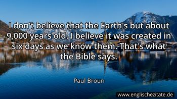 Englisches Zitat von Paul Broun als Bild
