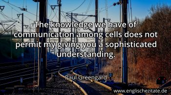 Englisches Zitat von Paul Greengard als Bild