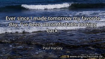 Englisches Zitat von Paul Harvey als Bild