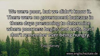 Englisches Zitat von Paul Harvey als Bild