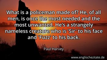 Englisches Zitat von Paul Harvey als Bild