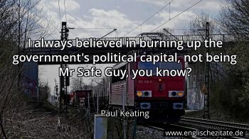 Englisches Zitat von Paul Keating als Bild