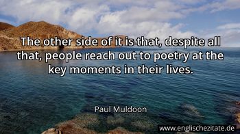 Englisches Zitat von Paul Muldoon als Bild