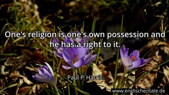 Englisches Zitat von Paul P. Harris als Bild
