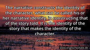 Englisches Zitat von Paul Ricoeur als Bild