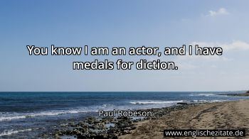 Englisches Zitat von Paul Robeson als Bild