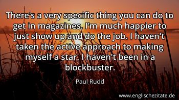 Englisches Zitat von Paul Rudd als Bild
