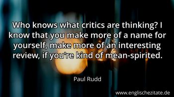 Englisches Zitat von Paul Rudd als Bild