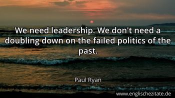Englisches Zitat von Paul Ryan als Bild