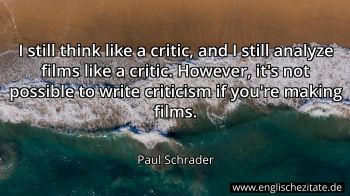Englisches Zitat von Paul Schrader als Bild