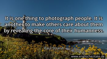 Englisches Zitat von Paul Strand als Bild