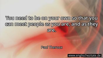Englisches Zitat von Paul Theroux als Bild
