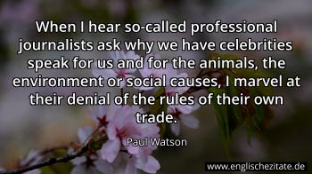 Englisches Zitat von Paul Watson als Bild