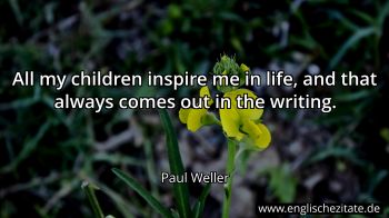 Englisches Zitat von Paul Weller als Bild