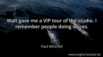 Englisches Zitat von Paul Winchell als Bild