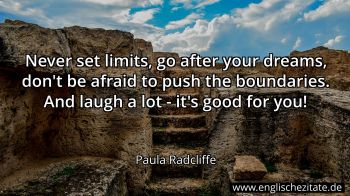 Englisches Zitat von Paula Radcliffe als Bild