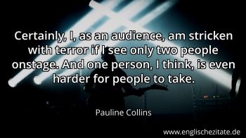 Englisches Zitat von Pauline Collins als Bild