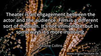 Englisches Zitat von Pauline Collins als Bild