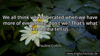Englisches Zitat von Pauline Collins als Bild