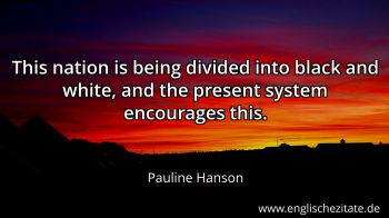 Englisches Zitat von Pauline Hanson als Bild