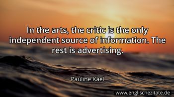 Englisches Zitat von Pauline Kael als Bild