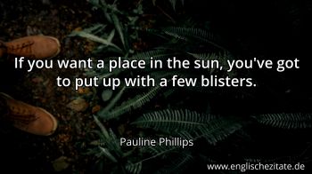 Englisches Zitat von Pauline Phillips als Bild