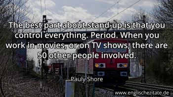Englisches Zitat von Pauly Shore als Bild