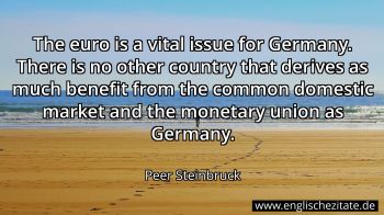 Englisches Zitat von Peer Steinbruck als Bild
