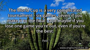 Englisches Zitat von Pele als Bild