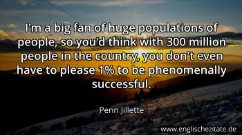 Englisches Zitat von Penn Jillette als Bild