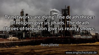 Englisches Zitat von Penn Jillette als Bild