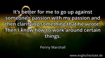 Englisches Zitat von Penny Marshall als Bild