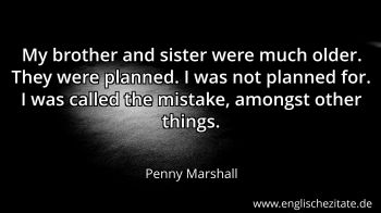 Englisches Zitat von Penny Marshall als Bild