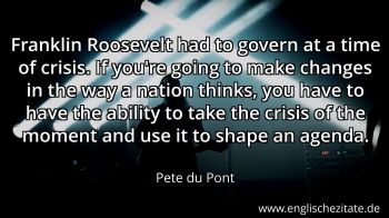 Englisches Zitat von Pete du Pont als Bild