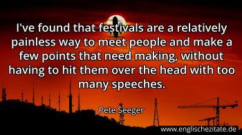 Englisches Zitat von Pete Seeger als Bild
