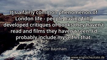 Englisches Zitat von Peter Baynham als Bild