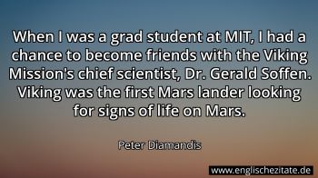 Englisches Zitat von Peter Diamandis als Bild