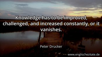 Englisches Zitat von Peter Drucker als Bild