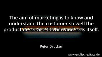 Englisches Zitat von Peter Drucker als Bild