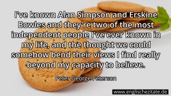 Englisches Zitat von Peter George Peterson als Bild