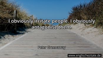 Englisches Zitat von Peter Greenaway als Bild