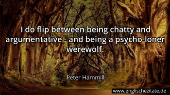 Englisches Zitat von Peter Hammill als Bild