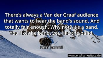 Englisches Zitat von Peter Hammill als Bild