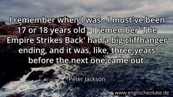 Englisches Zitat von Peter Jackson als Bild