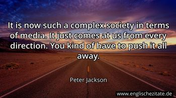 Englisches Zitat von Peter Jackson als Bild