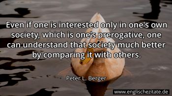 Englisches Zitat von Peter L. Berger als Bild
