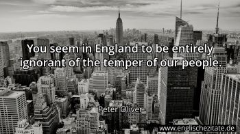 Englisches Zitat von Peter Oliver als Bild